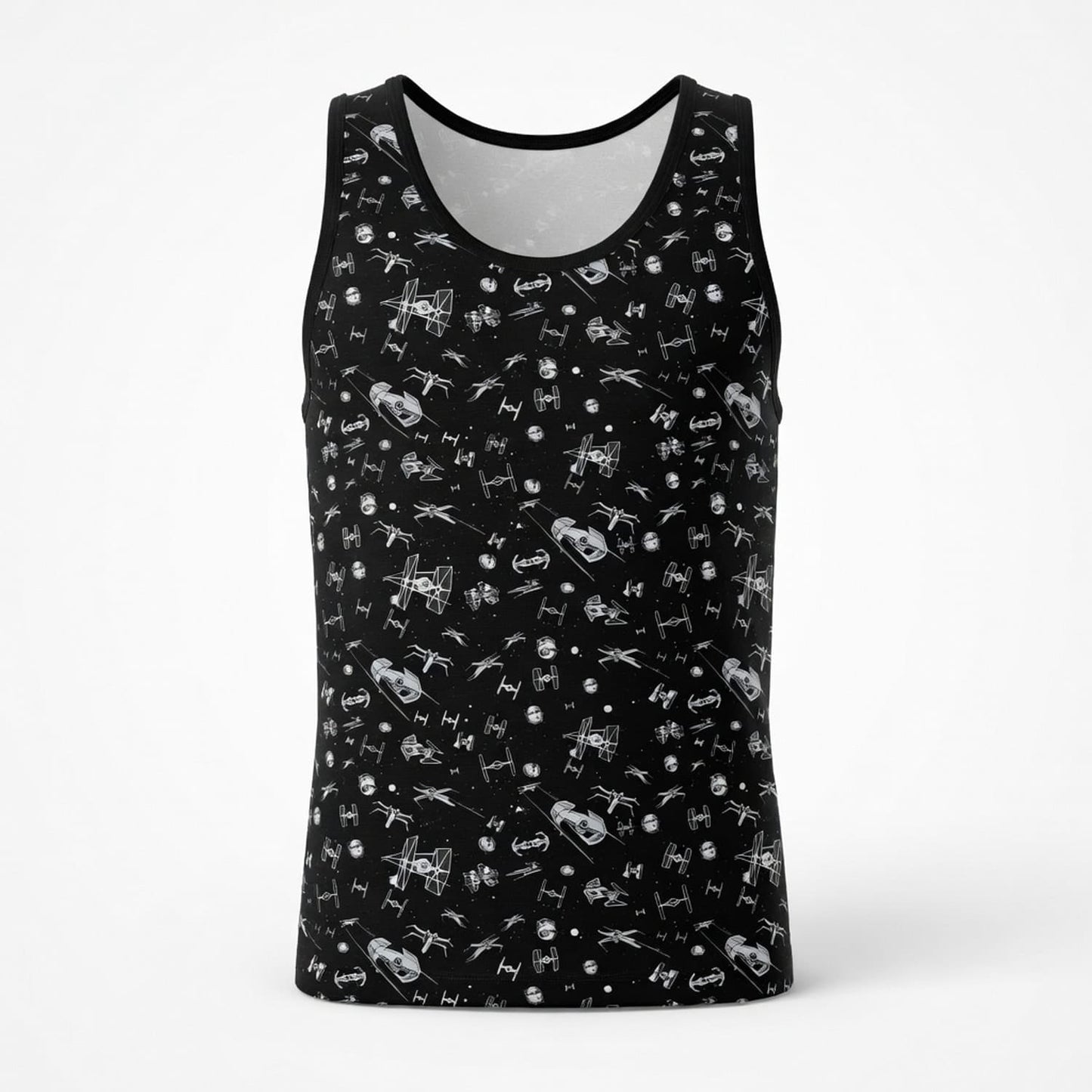 Galactic Fleet Pattern AOP T-Shirt - Galactic Space Battle Apparel