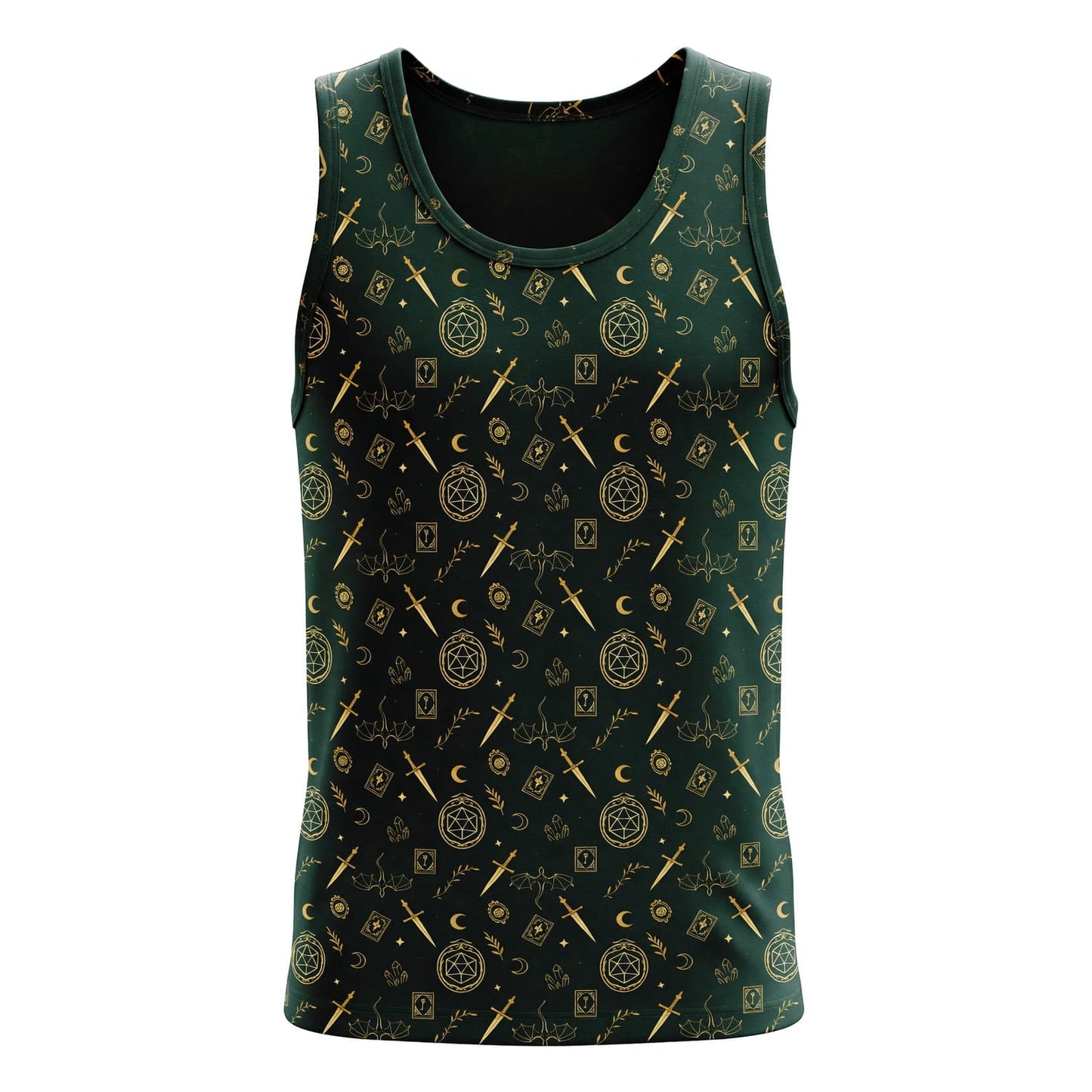 Fantasy Dungeon AOP T-Shirt - Dark Fantasy RPG Streetwear