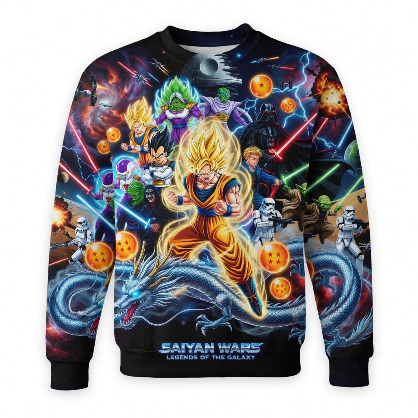 Anime Warrior Saiyan Wars Legends of the Galaxy All Over Print Apparel