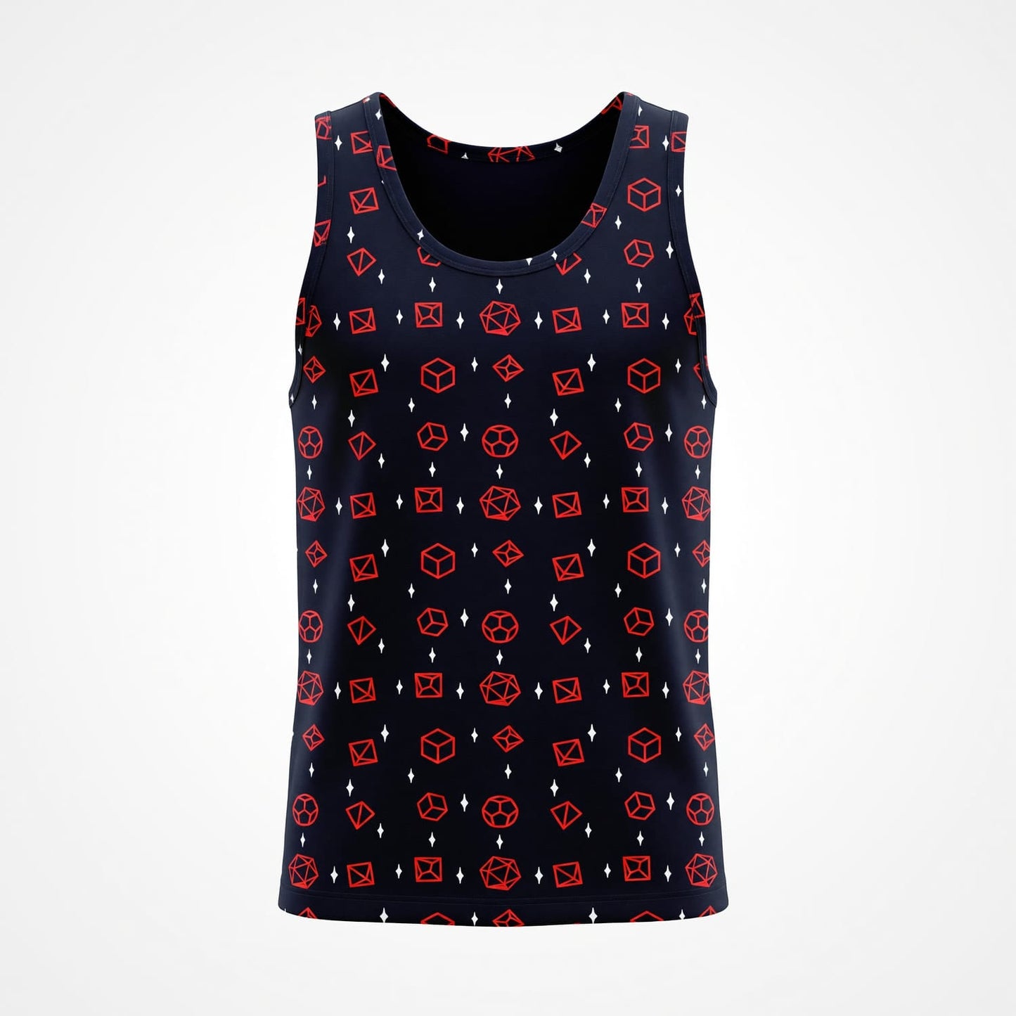 Polyhedral Dice AOP T-Shirt - Tabletop RPG Gamer Streetwear