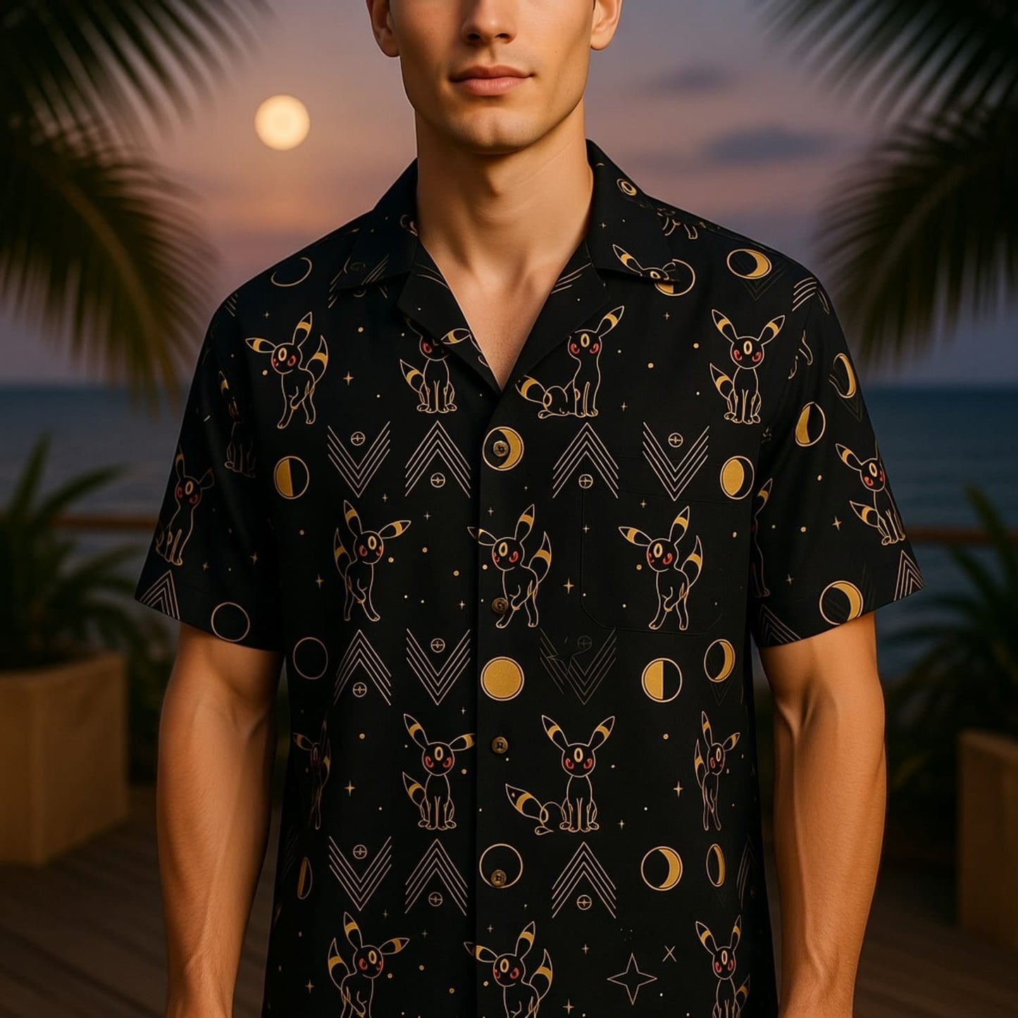 Dark Monster Premium Hawaiian Shirt - Dark Anime Aloha Style