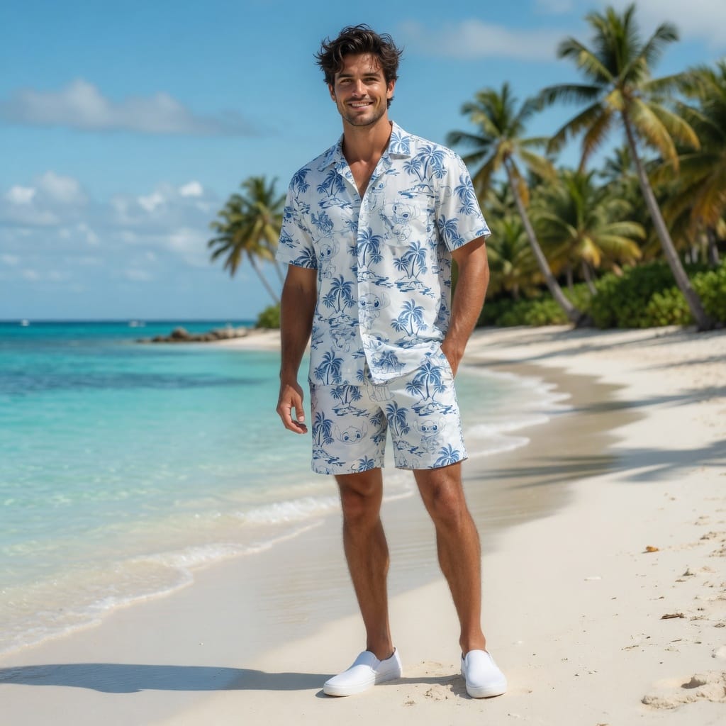 Blue Alien Premium Hawaiian Shirt - Tropical Aloha Men Women