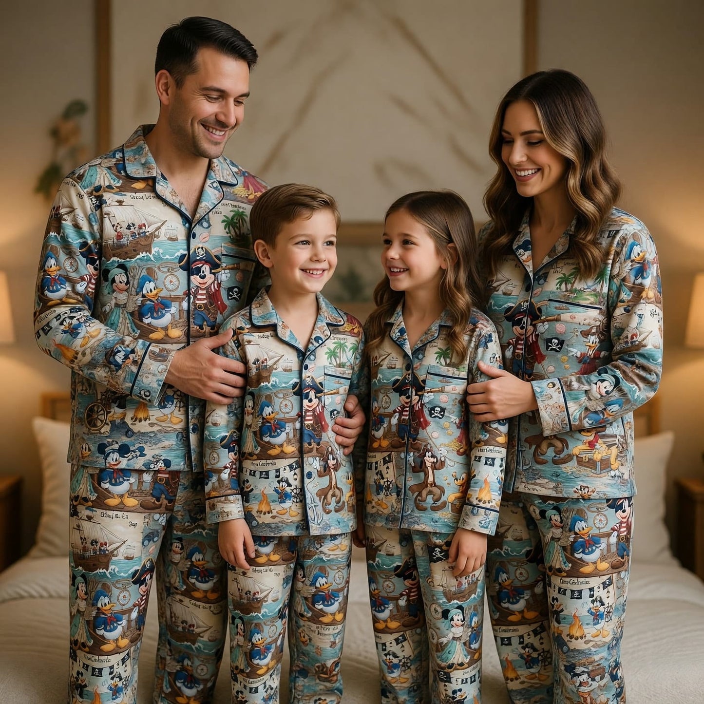 Mouse Pirate Thick Pajama Set - Treasure Adventure Sleepwear
