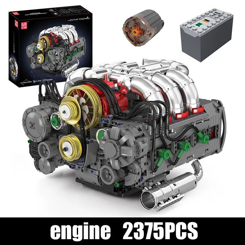 Mould King 10181 Motorized Flat Engine