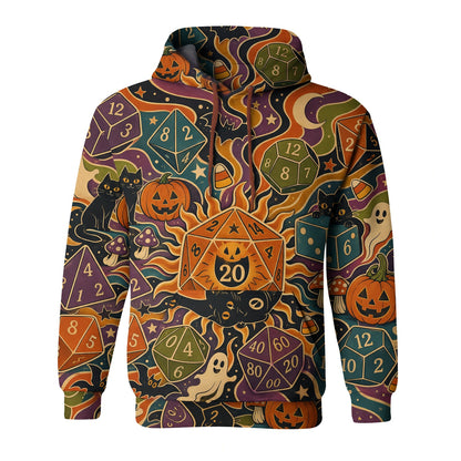 Halloween Dice AOP T-Shirt - Spooky RPG Tabletop Streetwear