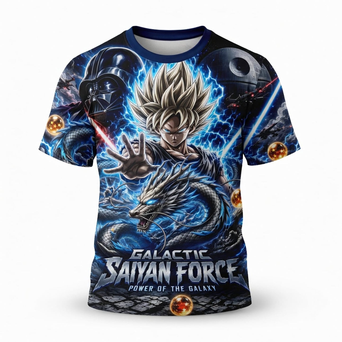 Anime Warrior Galactic Saiyan Force All Over Print Apparel