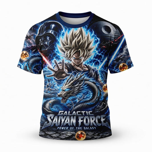 Anime Warrior Galactic Saiyan Force All Over Print Apparel