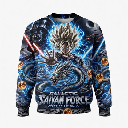 Anime Warrior Galactic Saiyan Force All Over Print Apparel