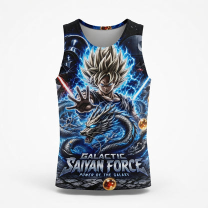 Anime Warrior Galactic Saiyan Force All Over Print Apparel