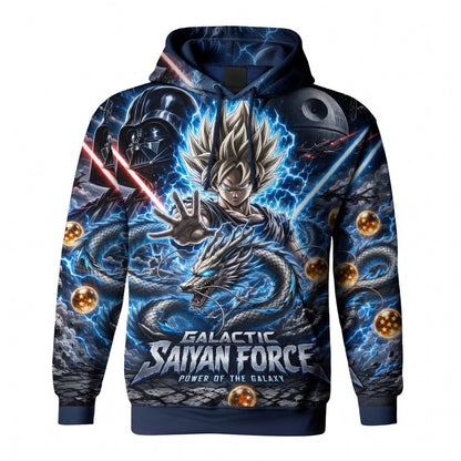 Anime Warrior Galactic Saiyan Force All Over Print Apparel