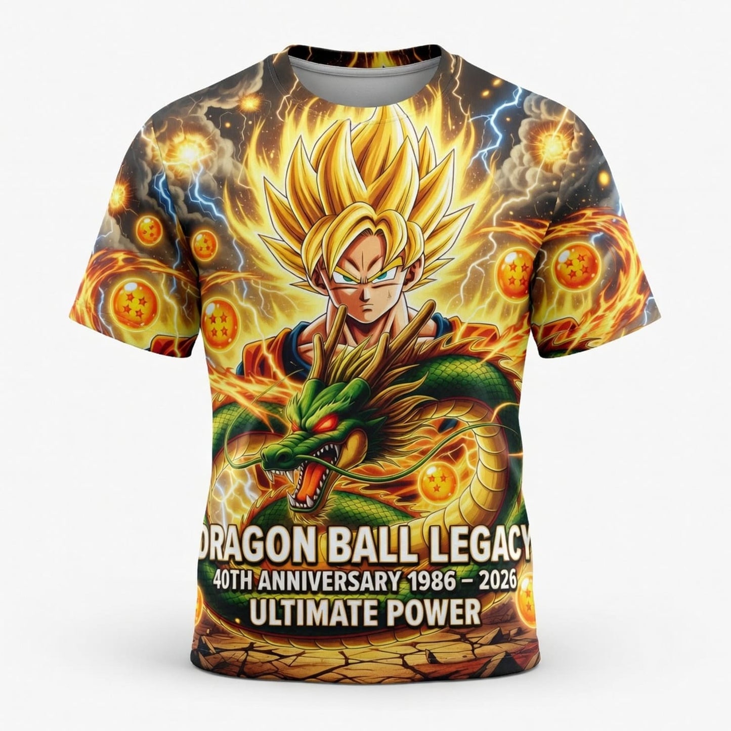 Anime Warrior Legacy Ultimate Power All Over Print Apparel
