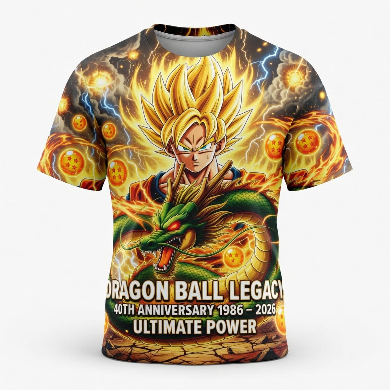 Anime Warrior Legacy Ultimate Power All Over Print Apparel