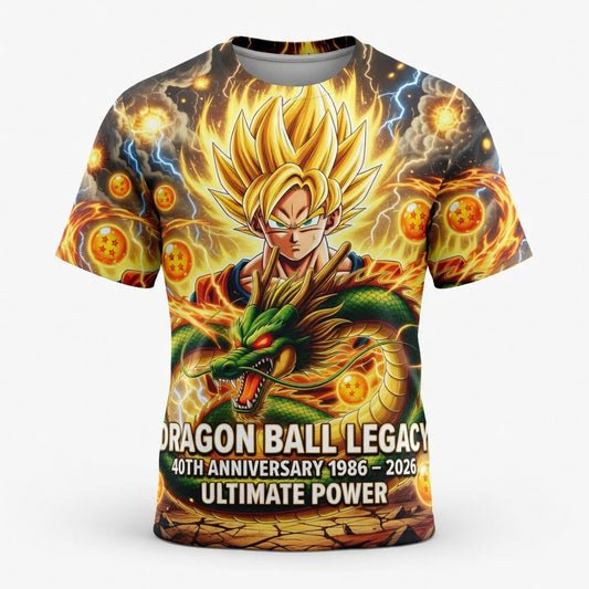 Anime Warrior Legacy Ultimate Power All Over Print Apparel