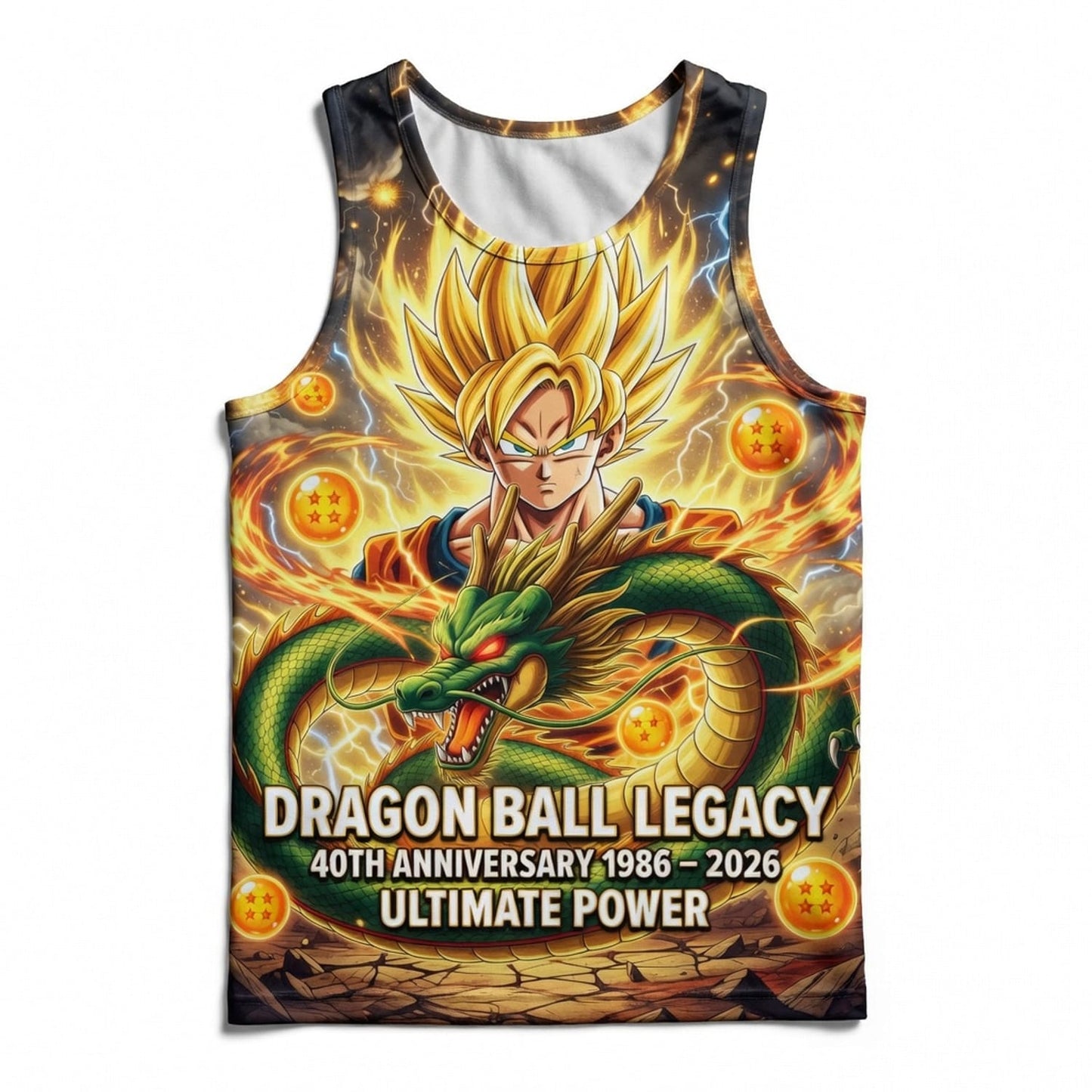 Anime Warrior Legacy Ultimate Power All Over Print Apparel