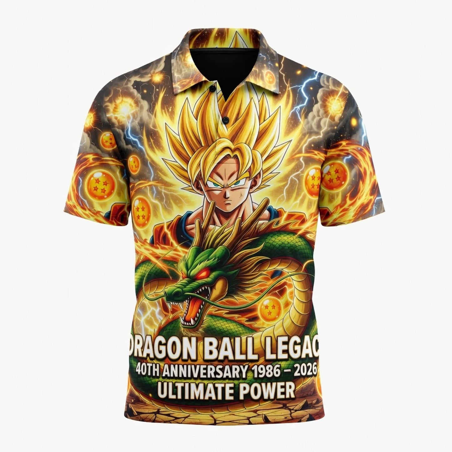 Anime Warrior Legacy Ultimate Power All Over Print Apparel