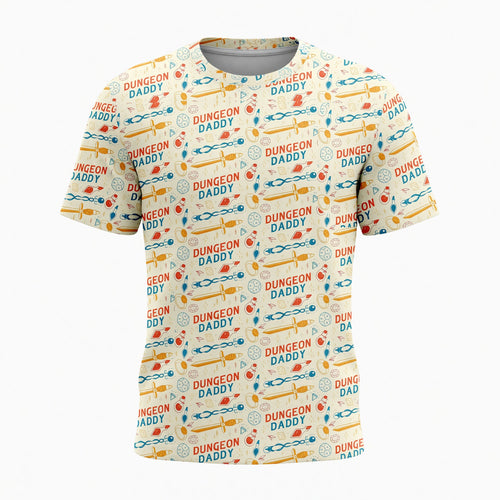Dungeon Daddy AOP T-Shirt - Fantasy Dungeon Master Streetwear