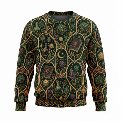 Mystic Dice AOP T-Shirt - Arcane Fantasy RPG Streetwear