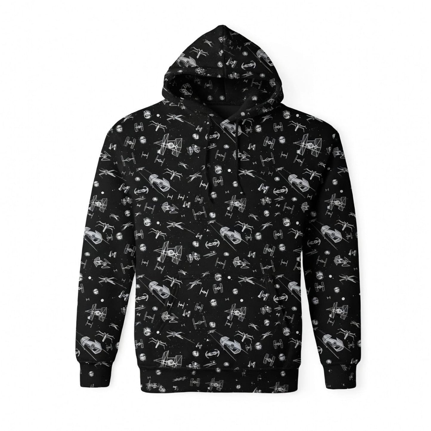 Galactic Fleet Pattern AOP T-Shirt - Galactic Space Battle Apparel