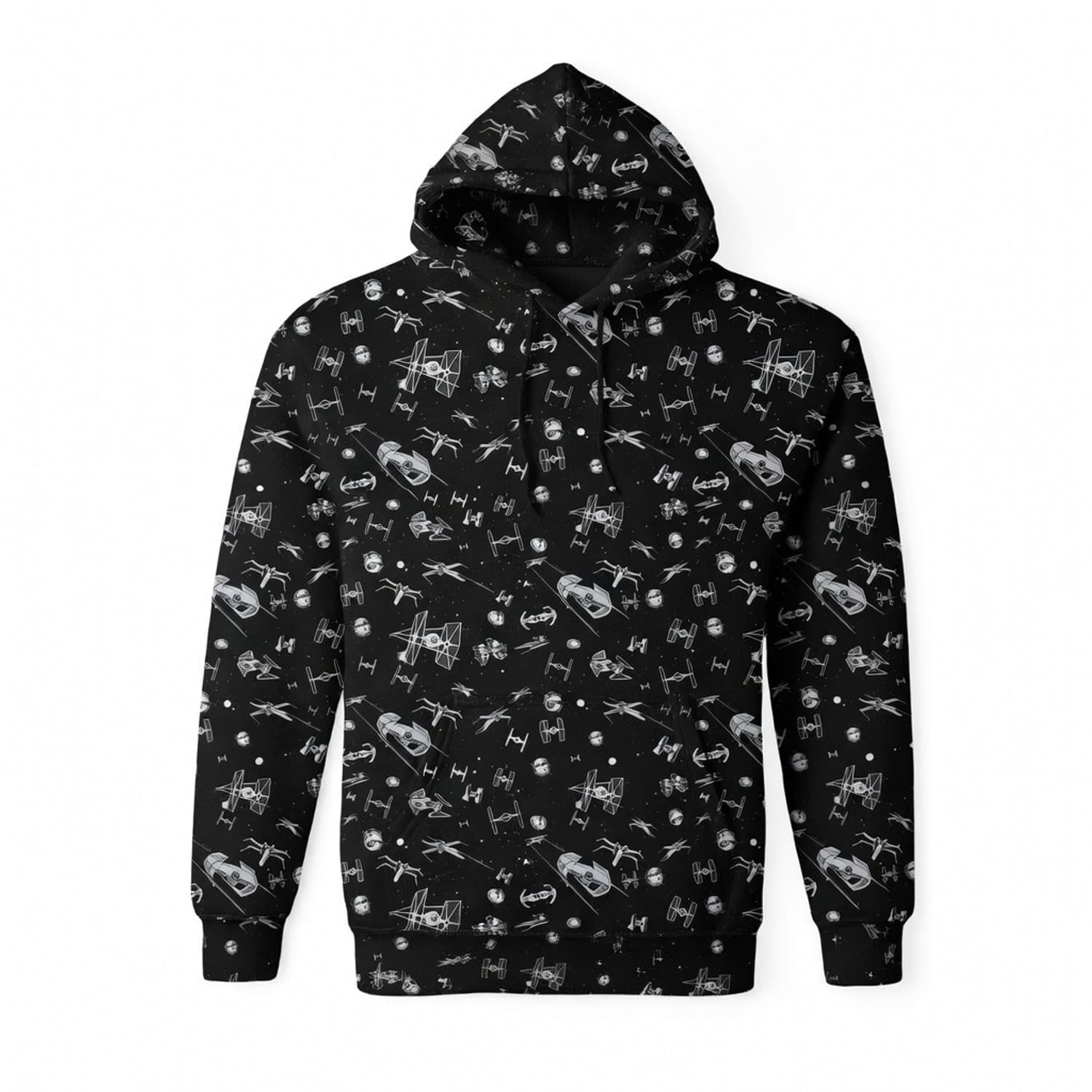 Galactic Fleet Pattern AOP T-Shirt - Galactic Space Battle Apparel