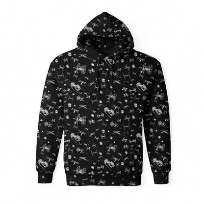 Galactic Fleet Pattern AOP T-Shirt - Galactic Space Battle Apparel