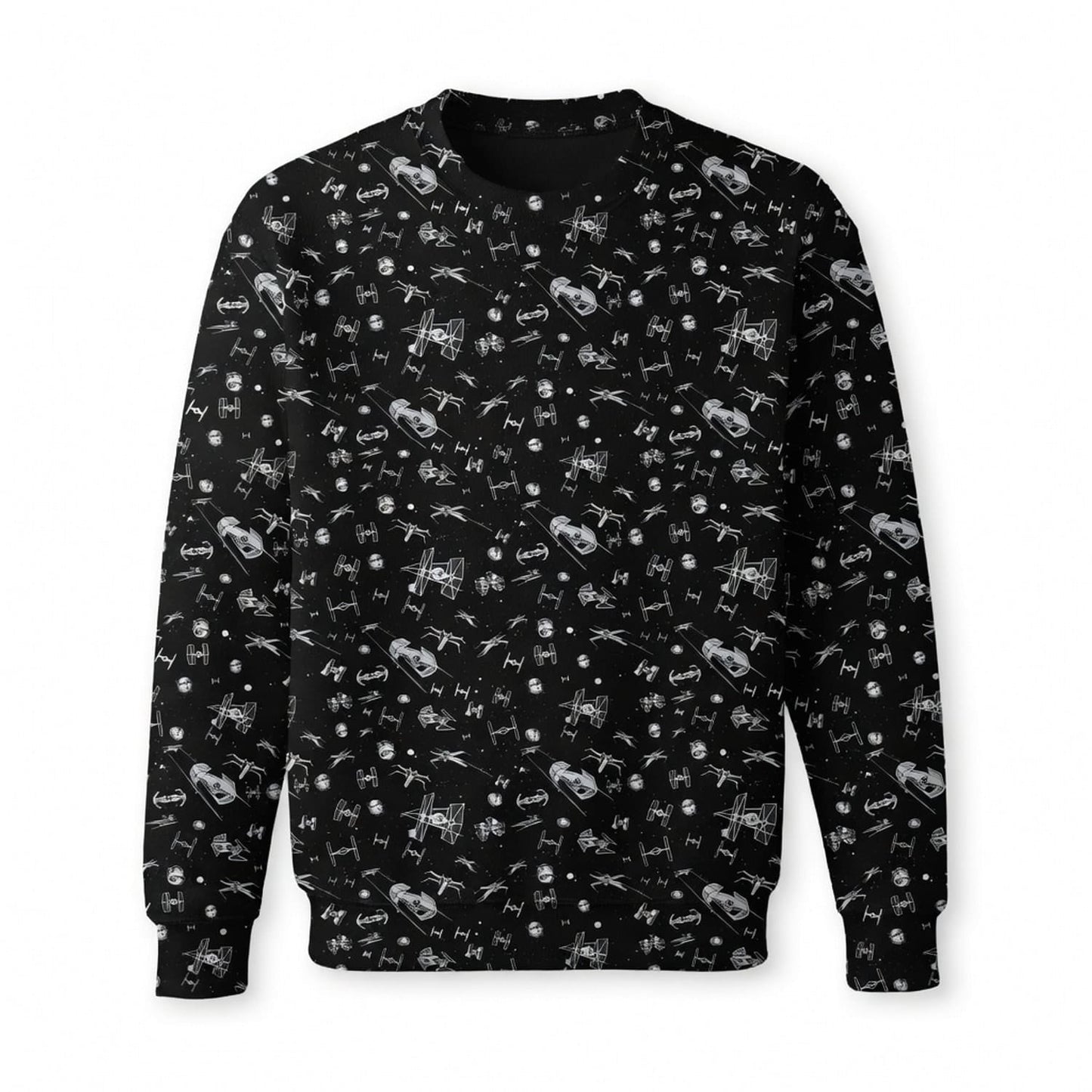 Galactic Fleet Pattern AOP T-Shirt - Galactic Space Battle Apparel