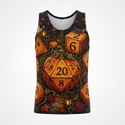 Halloween Dice AOP T-Shirt - Spooky RPG Streetwear