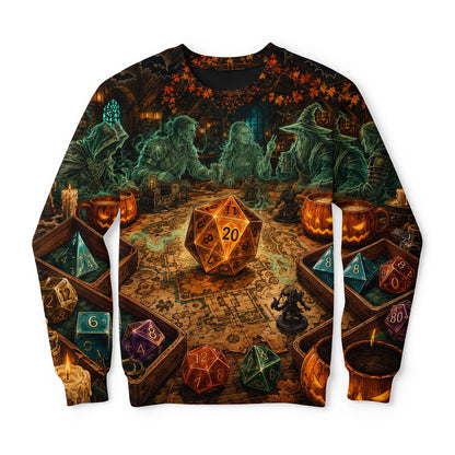 Halloween Tavern AOP T-Shirt - Spooky RPG Dice Streetwear