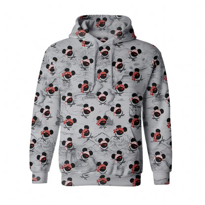 Pirate Skull Icons Mouse AOP Apparel