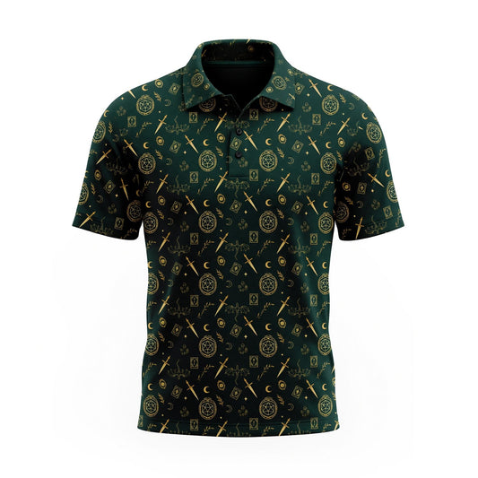 Fantasy Dungeon AOP T-Shirt - Dark Fantasy RPG Streetwear