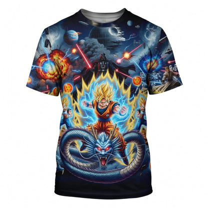 Anime Warrior Galactic Battle All Over Print Apparel