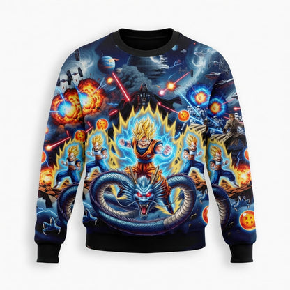 Anime Warrior Galactic Battle All Over Print Apparel
