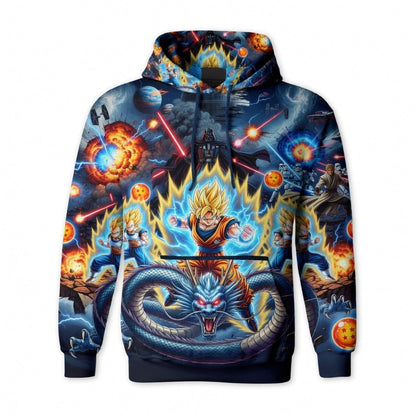Anime Warrior Galactic Battle All Over Print Apparel