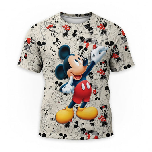 Mouse Sketch AOP Apparel
