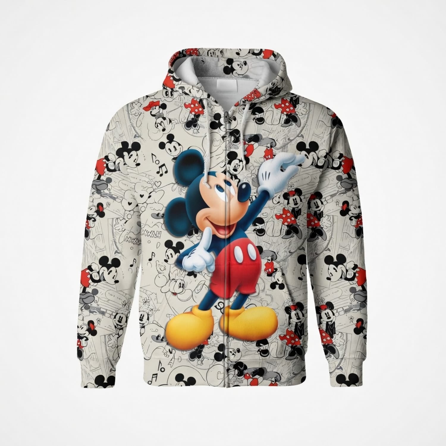 Mouse Sketch AOP Apparel