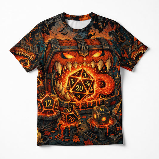 Halloween Dice AOP Apparel - Spooky RPG Gamer Streetwear