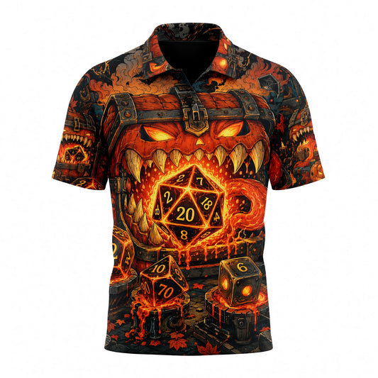 Halloween Dice AOP Apparel - Spooky RPG Gamer Streetwear