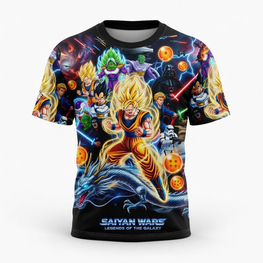 Anime Warrior Saiyan Wars Legends of the Galaxy All Over Print Apparel