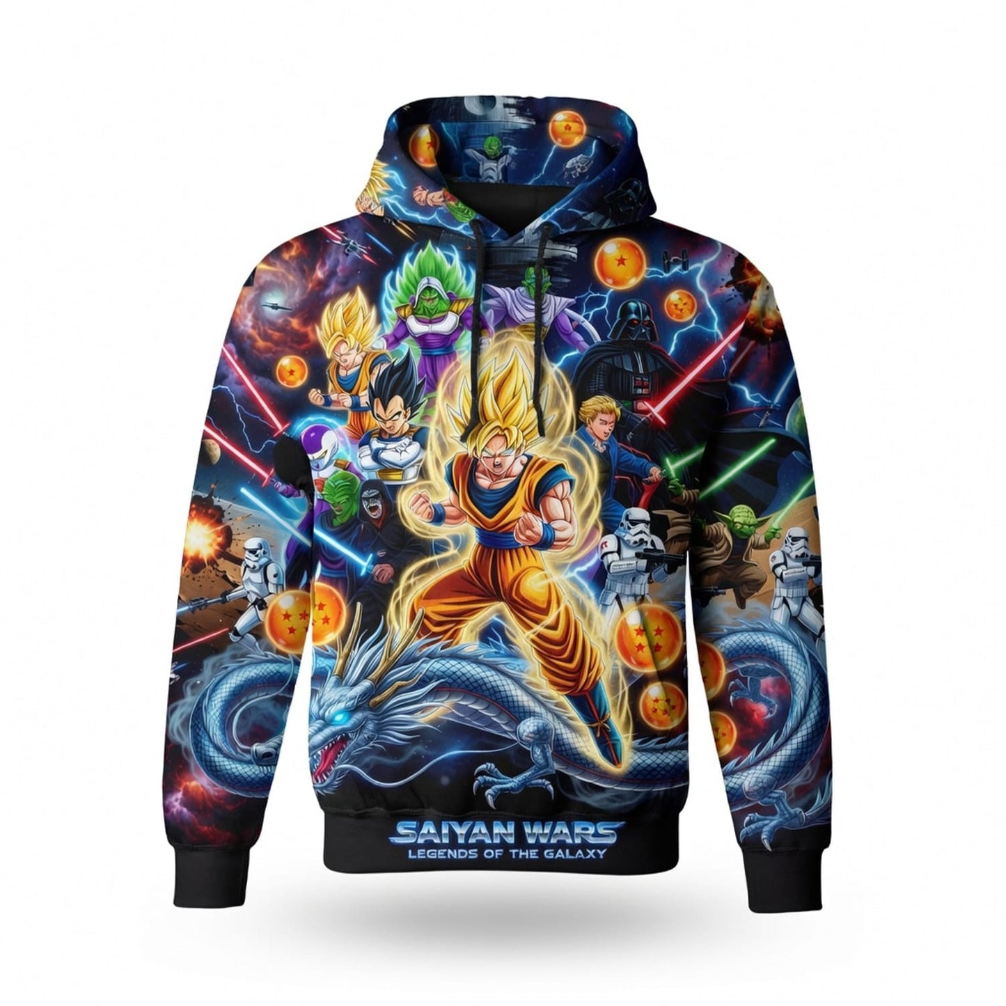 Anime Warrior Saiyan Wars Legends of the Galaxy All Over Print Apparel
