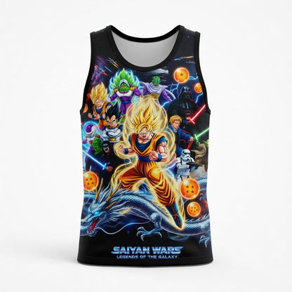 Anime Warrior Saiyan Wars Legends of the Galaxy All Over Print Apparel