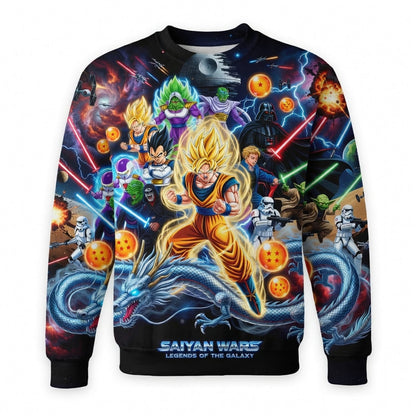 Anime Warrior Saiyan Wars Legends of the Galaxy All Over Print Apparel