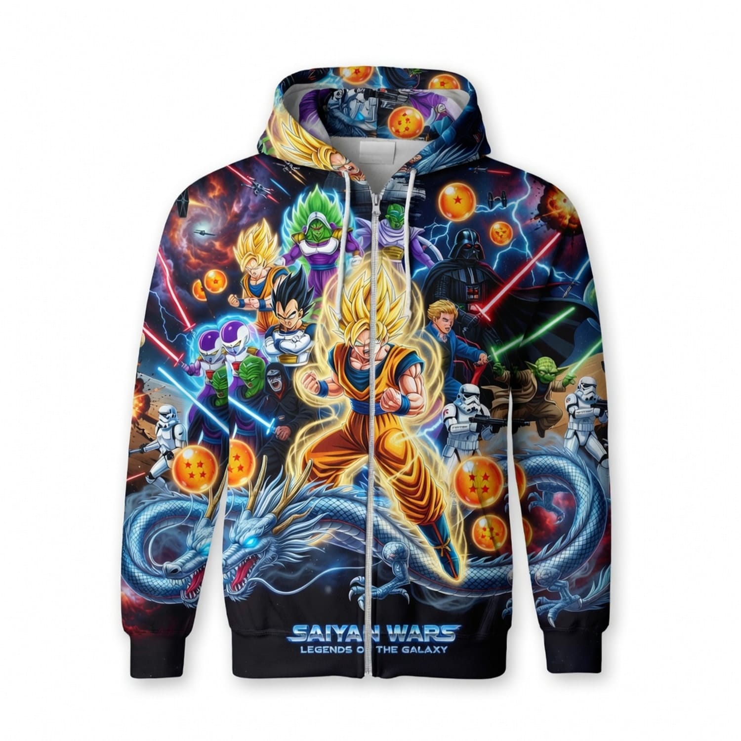 Anime Warrior Saiyan Wars Legends of the Galaxy All Over Print Apparel