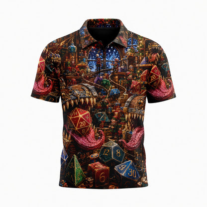 Christmas Mimic T-Shirt - Fantasy Holiday Dice Apparel