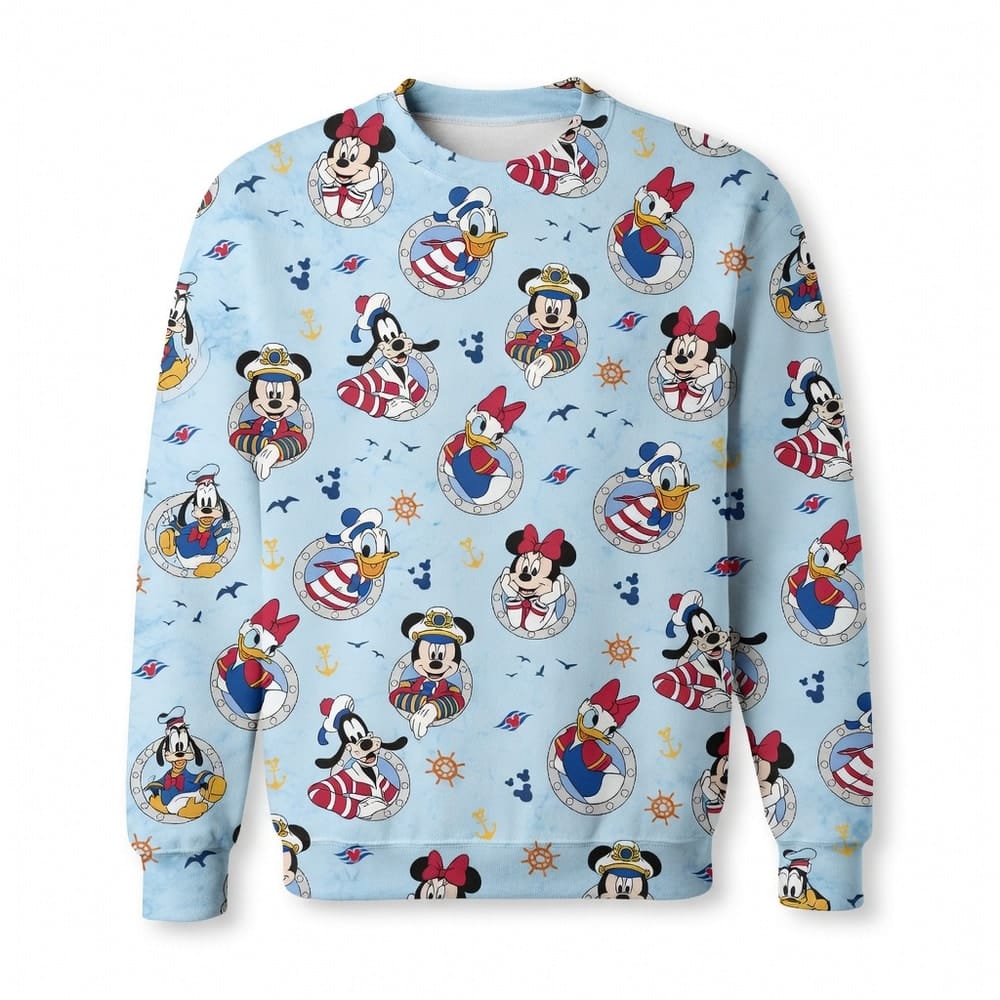 Cruise AOP Apparel - Mouse Characters