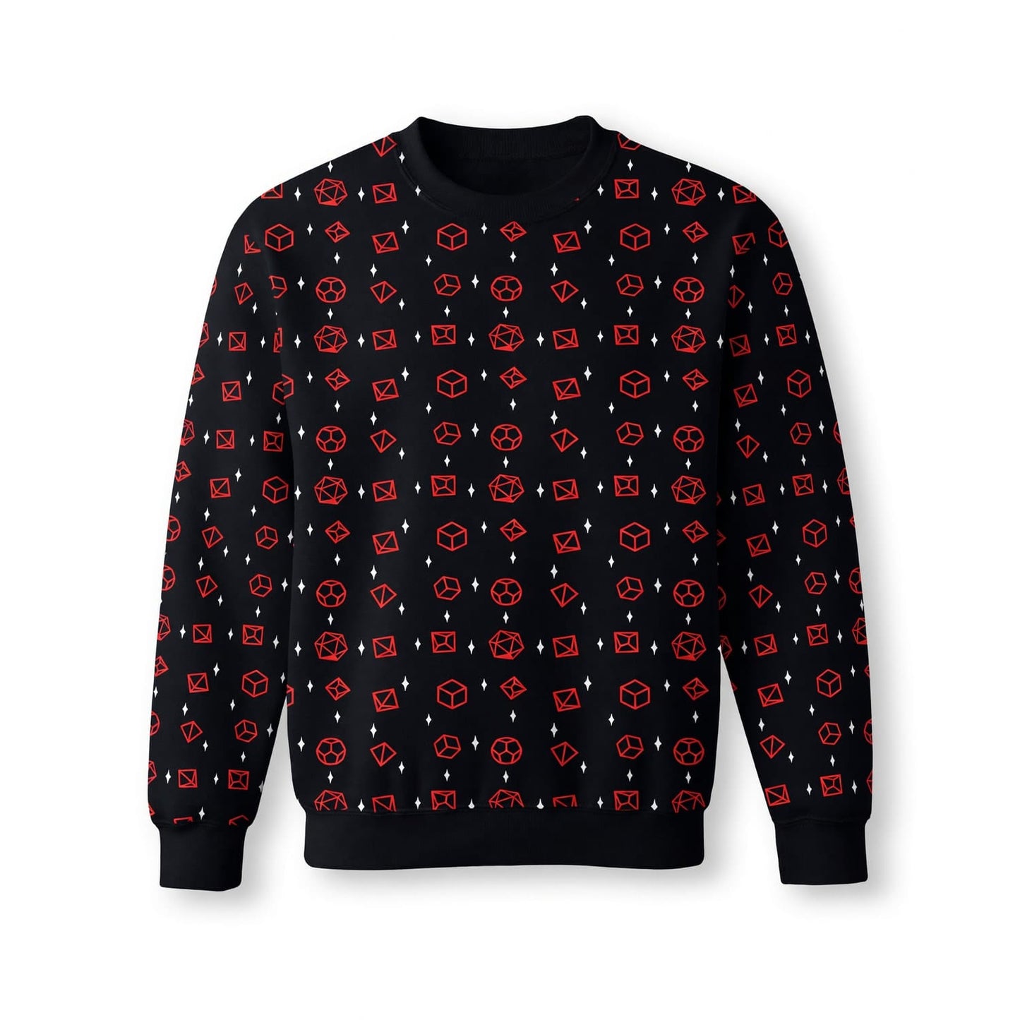 Polyhedral Dice AOP T-Shirt - Tabletop RPG Gamer Streetwear