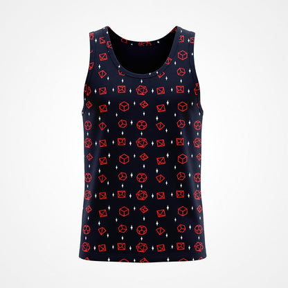 Polyhedral Dice AOP T-Shirt - Tabletop RPG Gamer Streetwear