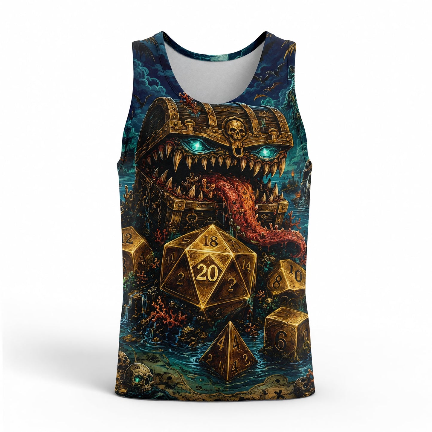 Pirate Mimic Chest T-Shirt - Fantasy Dice RPG Streetwear