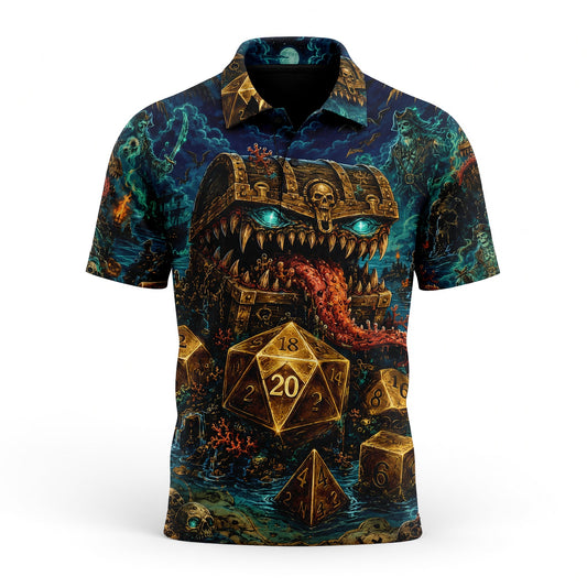 Pirate Mimic Chest T-Shirt - Fantasy Dice RPG Streetwear