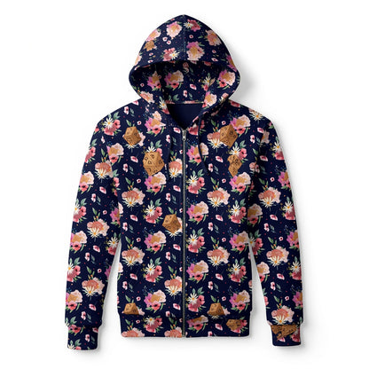 Floral Dice AOP T-Shirt - RPG Fantasy Gamer Pattern