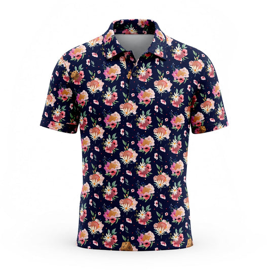 Floral Dice AOP T-Shirt - RPG Fantasy Gamer Pattern
