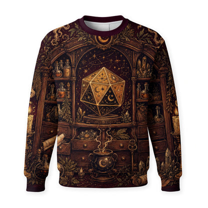 Fantasy Dungeon D20 Dice T-Shirt - Mystic Alchemy Fantasy Apparel